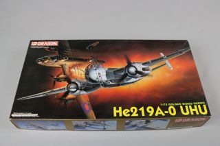 Zf770 Dragon 1/72 Maquette Avion Militaire 5005 He219a - 0 Uhu Golden Wings Series