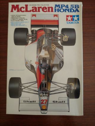 Tamiya 1/20 Mclaren Honda Mp4/5b F1 Model Kit Open Senna Berger