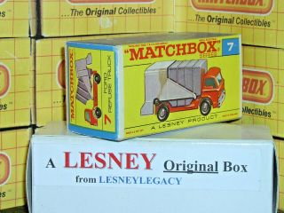 Matchbox Lesney 7c Ford Refuse Truck Type F2 EMPTY BOX ONLY 2