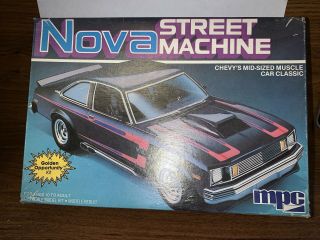 Open Mpc 1975 - Chevrolet Nova Street Machine 1/25 Scale Model Kit 1 - 0762