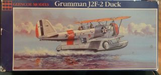 Glencoe Models 1:48 Grumman J2f - 2 Duck Kit 04101u Open Box Parts