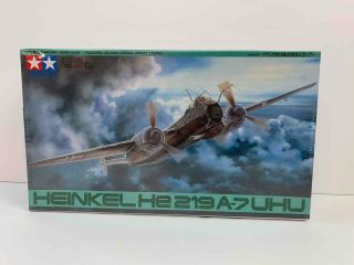 Tamiya 1:48 Wwii Heinkel He 219 A - 7 Uhu Model Airplane Kit 57