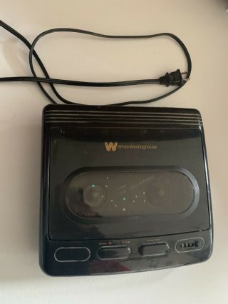 Video Cassette Vhs Vcr 2 - Way Rewinder By White - Westinghouse W/counter - Electric