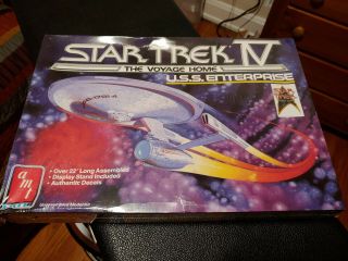 Amt Star Trek Iv: The Voyage Home Uss Enterprise Starship Model Kit -