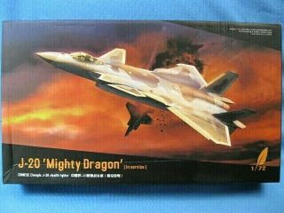 Dream Model 1/72 J - 20 Mighty Dragon - Chinese Chengdu Stealth Fighter Dm 720010