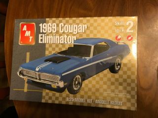Amt 1:25 Scale 1969 Cougar Eliminator Still In Wrapped
