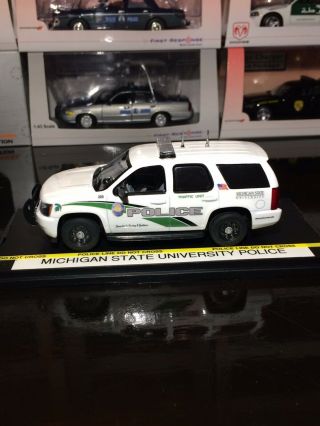1/43 First Response Custom Michigan State University Police Diecast Chevy Tahoe