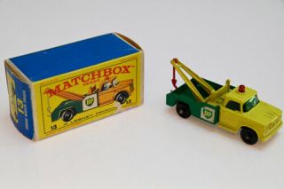 Matchbox Moko Lesney 13 Dodge Wreck Truck W/ E - Series Box Mb 351
