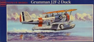 Glencoe Models 1:48 Grumman J2f - 2 Duck Plastic Aircraft Model Kit 04101u