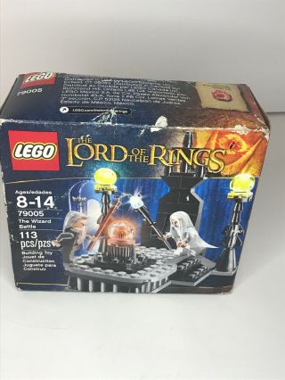Lego Lord Of The Rings Wizard Battle (79005) W/ Box Retired