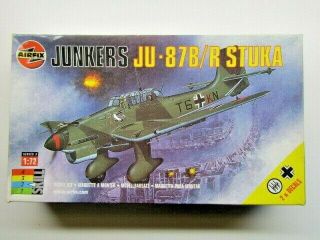Airfix 1:72 Scale Junkers Ju - 87b/r Stuka Model Kit - - Kit 03030