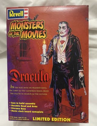 Vintage 1999 Revell Monsters Of The Movies Dracula 85 - 3634