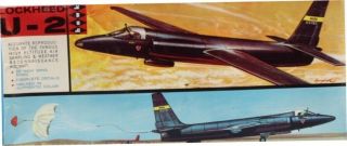 Hawk 1:4 " 1:48 Lockheed U - 2 Spyplane 1962 Plastic Aircraft Model Kit 209u