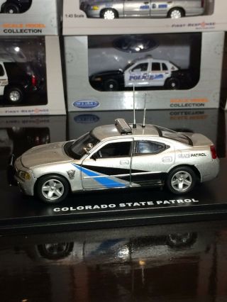 1/43 First Response Colorado State Patrol Dodge Charger Police Diecast Car 2