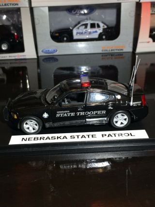 1/43 First Response Nebraska State Patrol Dodge Charger Police Diecast Car