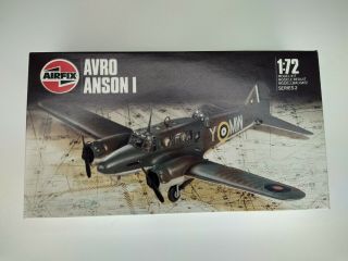 Vintage 1987 Airfix Avro Anson Series 2 1:72 Model Kit 02009