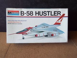 1/121 Monogram Revell B - 58 Hustler Delta Bomber Scale Plastic Model Kit 6821