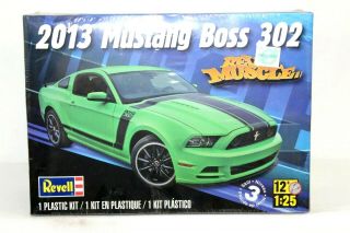 Revell 2013 Mustang Boss 302 Muscle Car 1:25 Scale Model Kit 85 - 4187