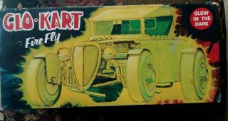 Lindberg 1972 Issue Of The Glo - Kart Firefly Plastic Model That Glows In The Dark