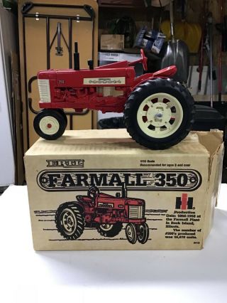 Ertl - Ih Farmall 350 Tractor 1:16 Scale Die - Cast,  Pre - Owned,