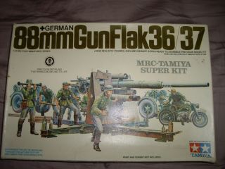 1/35 Tamiya Mm - 117a German 88mm Gun Flak 36/37 Mrc - Tamiya Kit