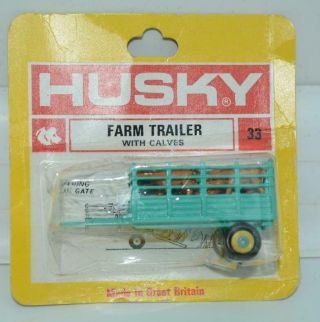 Tta - Corgi / Husky - Farm Trailer With Calves - 33 - / Boxed