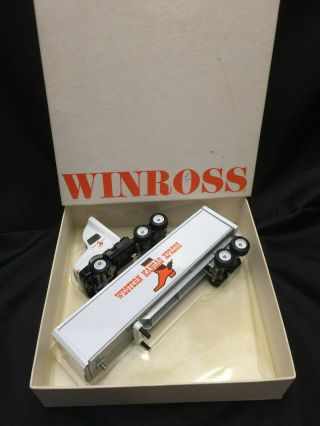 Winross Western Kansas Express Xpress Tractor Trailer Semi Truck Diecast 1/64
