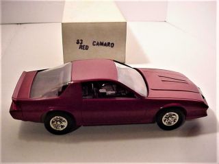 1983 Chevrolet Camaro Promotional Model Red Ob Promo