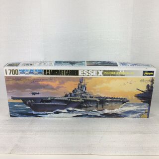 Hasegawa Us Aircraft Carrier Essex Water Line Series1/700 Open Box Kit Bash
