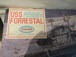 Aurora Uss Forrestal Aircraft Carrier Model Kit