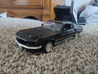 Ertl 1969 Ford Mustang Mach 1 1/18 Model Car Limited Edition 0305 Of 2502