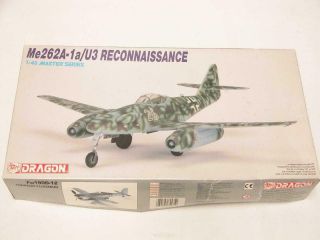 1/48 Dragon Me262a - 1a/u3 Swallow Reconnaissance Plastic Scale Model Kit 5535