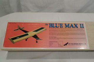 Vintage The Bluemax II R/C Model Airplane Kit 2