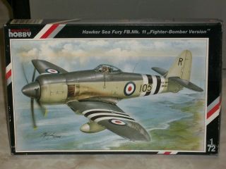 Special Hobby 1/72 Scale Hawker Sea Fury Fb.  Mk.  11 " Fighter - Bomber Version "
