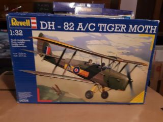 Revell 1/32 Dh.  82 A/c Tiger Moth,  Open Box Parts