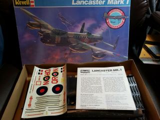 1/72 Revell Monogram Lancaster Mark I Raf Bomber Plastic Model Kit Complete 4340