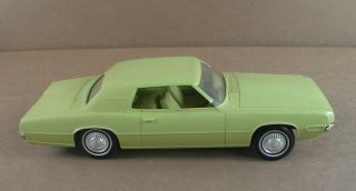 Vintage Amt 1968 Ford Thunderbird Dealer Promo Model Car Light Green