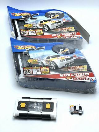 3 Hot Wheels Rc Nitro Speeders Ford Mustang Gt W/ Remote & Charger Not