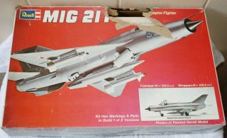 Revell Mig 21 Pf Soviet Interceptor Fighter 1/32 Scale Plastic Model Kit H 267