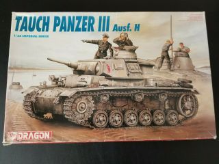 1/35 Tauch Panzer Iii Ausf.  H Model Kit By Dragon