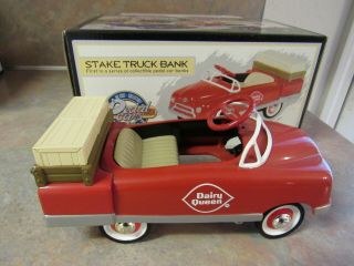 Crown Premiums Dairy Queen 1948 Bmc Stake Truck Pedal Car Bank 1/6 Scale
