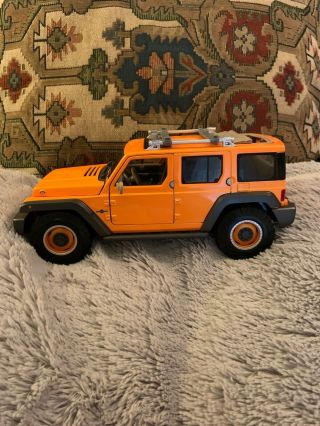 Jeep Rescue Concept Suv Orange Maisto 1/18 Scale Diecast Car See Photos And Desc