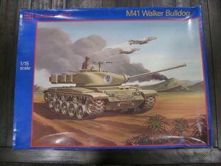 Vintage Glenco Models M41 Walker Bulldog Tank Model - 1/15 Scale