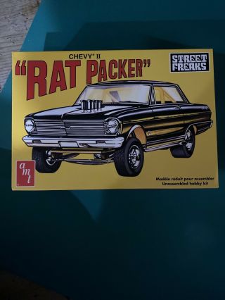 Amt Street Freaks - " Rat Packer " Chevrolet Chevy Ii Injected Gasser - Model Kit