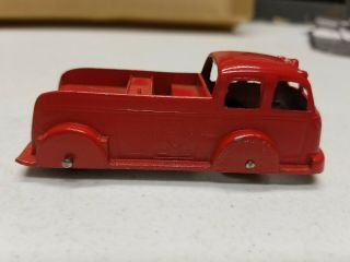 Vgc - Vintage 1940s Tootsie Toy Cab Over Engine Fire Truck Red