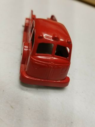 VGC - Vintage 1940s Tootsie Toy Cab Over Engine FIRE TRUCK Red 2