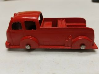 VGC - Vintage 1940s Tootsie Toy Cab Over Engine FIRE TRUCK Red 3
