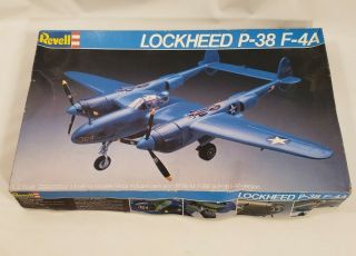 Revell Lockheed P - 38 F - 4a 1/72 Scale Model Kit Airplane Plane 4521.