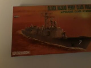 1/700 Model Ship Uss Oliver Hazard Perry - Partially Built