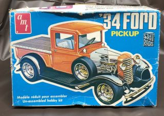 Amt 1934 Ford Pickup T145 Street Rods 1/25 Kit